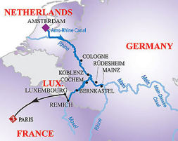 Vineyards Rhine and Mosel Cruise
